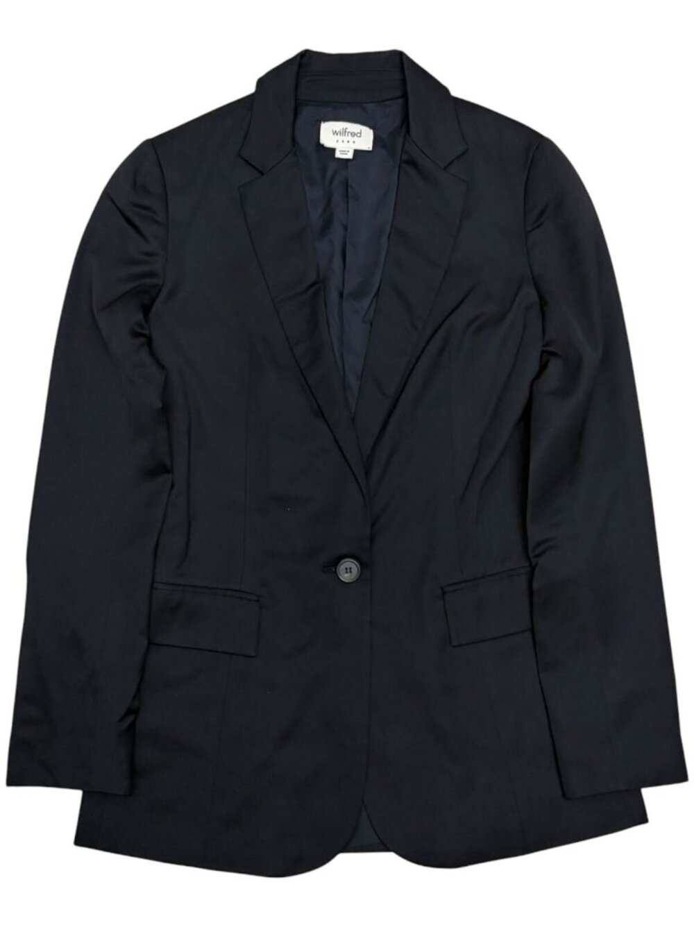 WILFRED Blazer Jacket WOOL SILK CASHMERE Business Casual Sport Coat Womens 0
